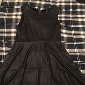 forever 21 faux leather dress